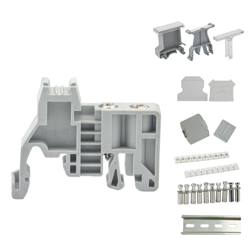 WBO Din Rail feed through terminal blocks Accessories Fuse Block Din Rail Terminal Block