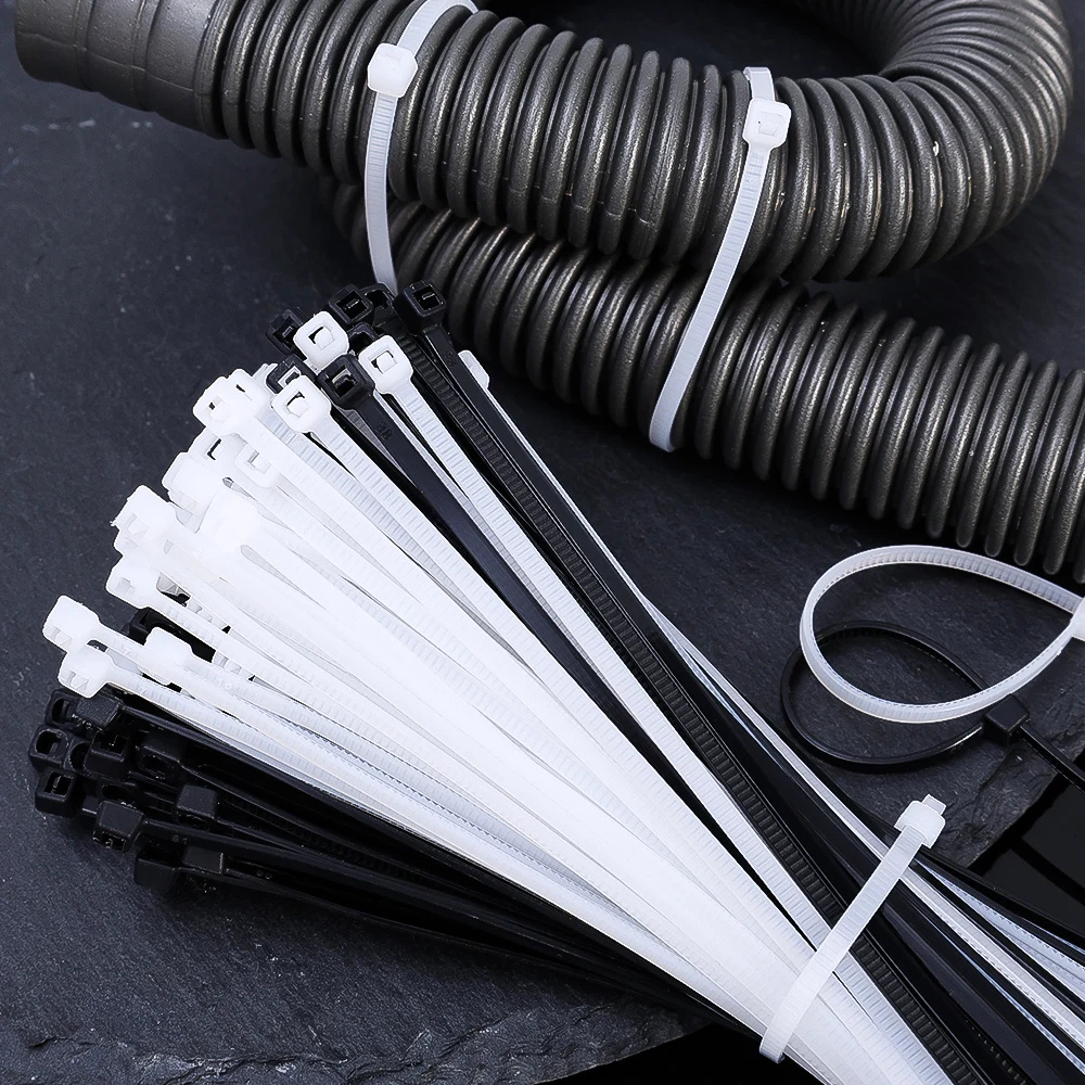 WBO nylon Self Locking Nylon Cable Tie Wholesale Plastic Wire Tie Black Plastic Cable Ties