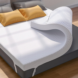 Non-Slip Design 3 Inch Gel Memory Foam Mattress Topper for Pressure Relief