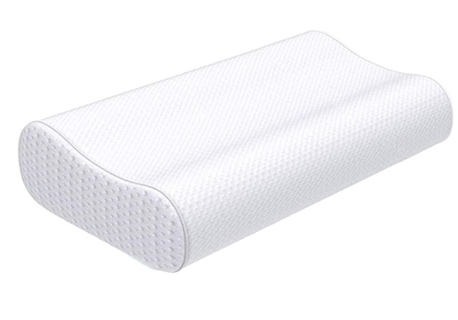 Contour Memory Foam Pillow Side and Back Sleepers Bed Pillow