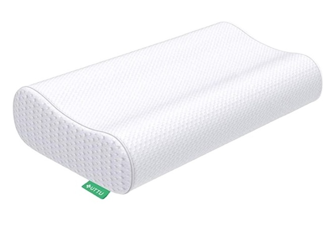 Contour Memory Foam Pillow Side and Back Sleepers Bed Pillow