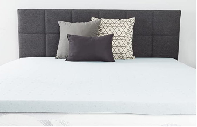 Wholesales 2 inch Breathable Comfortable FULL SIZE memory foam mattress topper Zippered Removable and Washable Cover