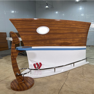 luxury design wine commercial mini boat shape solid wood home restaurant bar counter