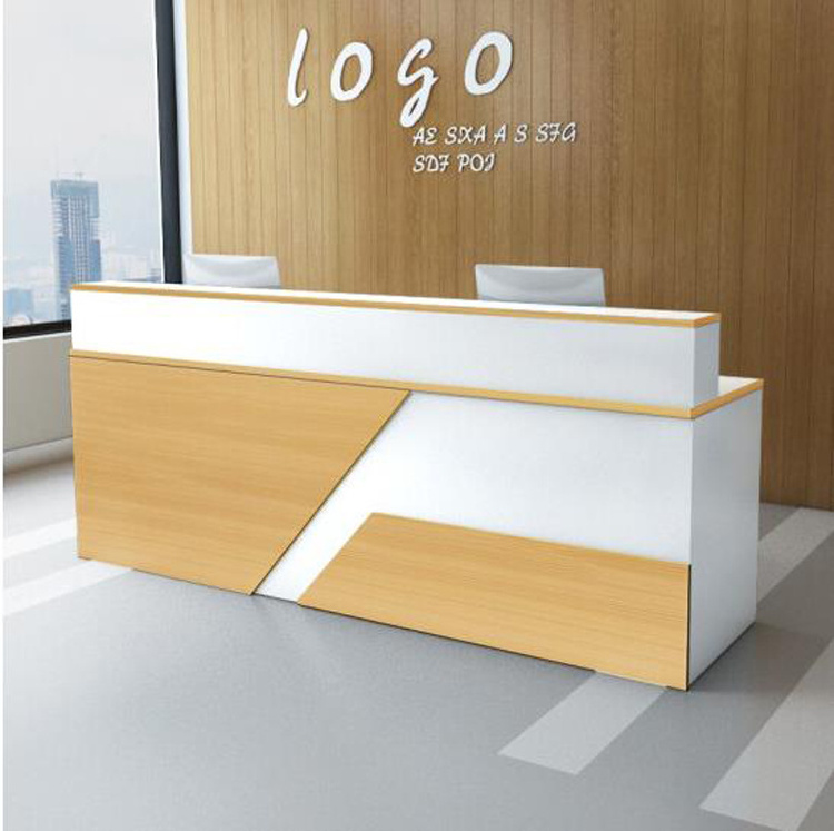 Custom Shop Counter Modern Design Beauty Salon Marble Front Reception Desk For Store Counter