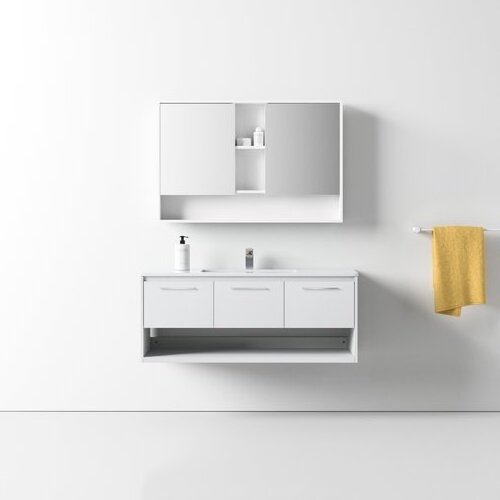 New design modern bathroom vanities wall mounted bathroom wash basin cabinet set