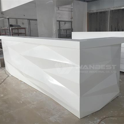 Modern Commercial Bar Furniture White Marble Art Design Bar Counter Restaurant Nightclub Bar Counter