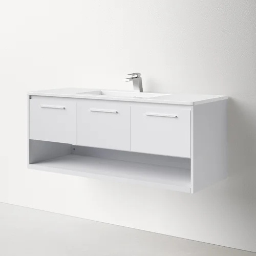 New design modern bathroom vanities wall mounted bathroom wash basin cabinet set