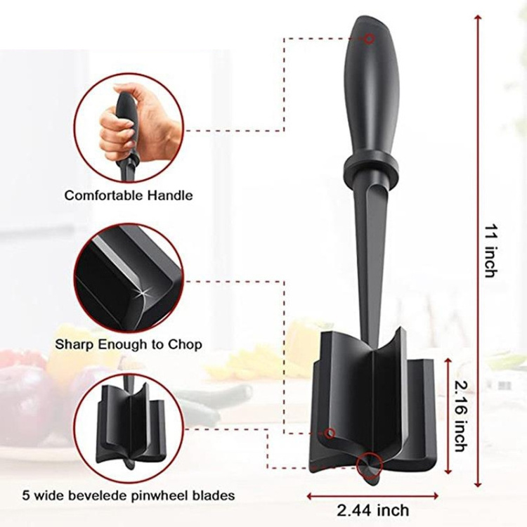 Vegetable Food Grinder Hand Held Meat Chopper Smasher Ground Beef Masher Kitchen Tools