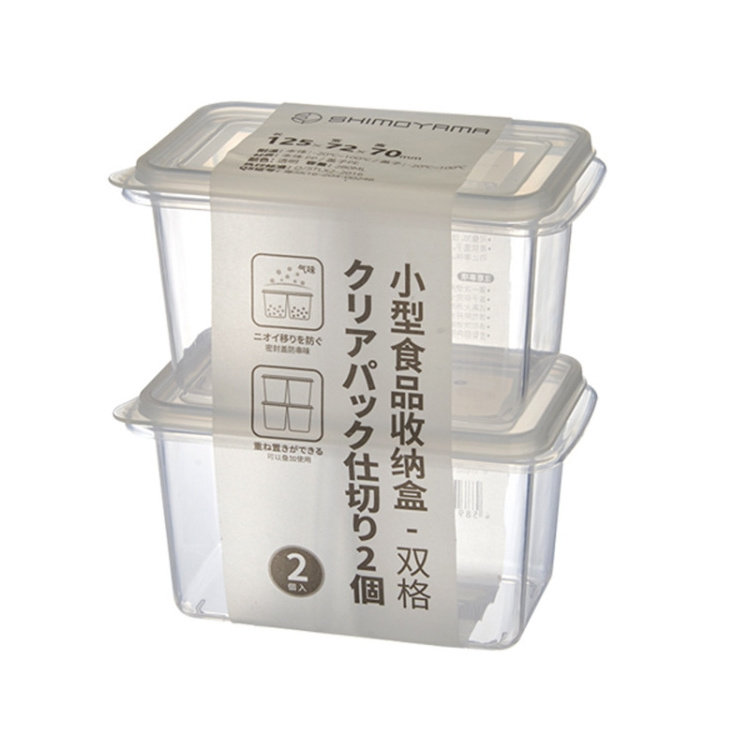 Kitchen Refrigerator Storage Box Green Onion Ginger Garlic Transparent Food Sealed Box With Lid Fresh-keeping Box