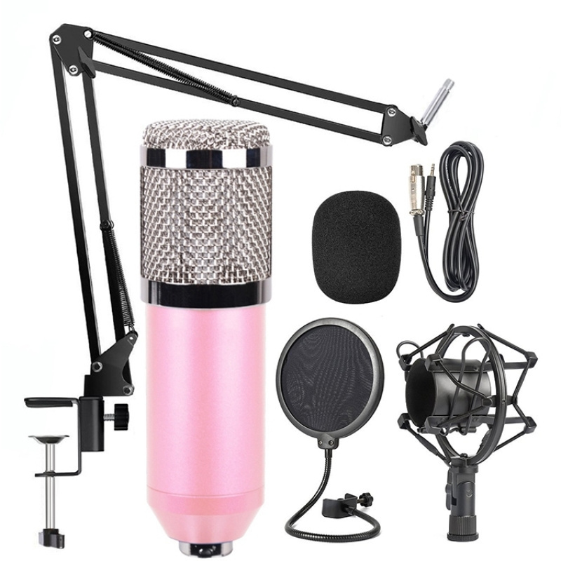 BM 800 Mic Set Professional Recording Studio With Shock Mount Network Karaoke Dedicated Microphone Set Perfect For Podcasting