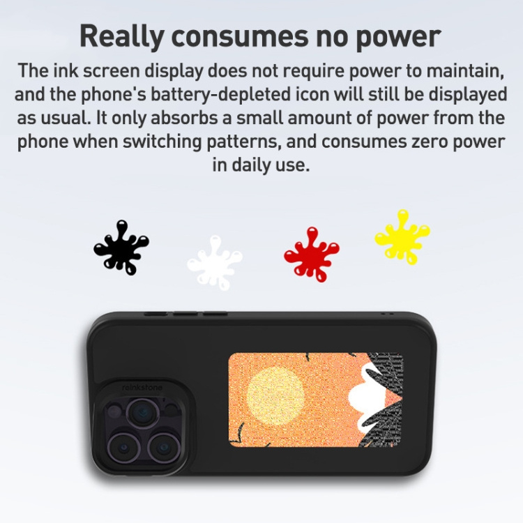 Smartphone Case Rear Projection Creative Phone Back Projection For Iphone 15 Nfc Transfer Four-Color E ...