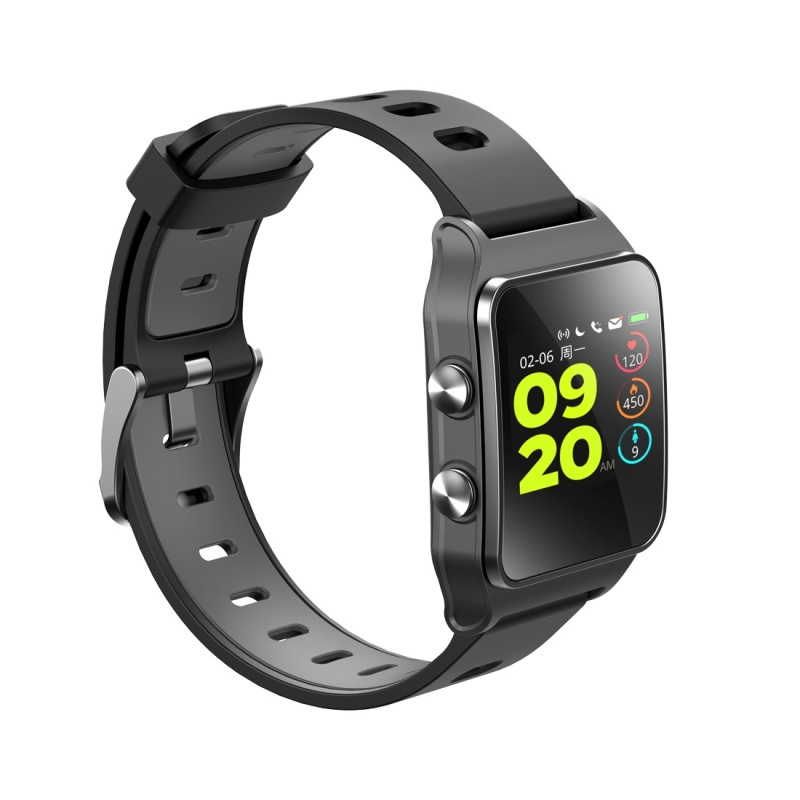 IP67 Waterproof IWOWN P1C 1.3 inch Heart Rate Monitor 4.2 Wireless GPS Smart Watch