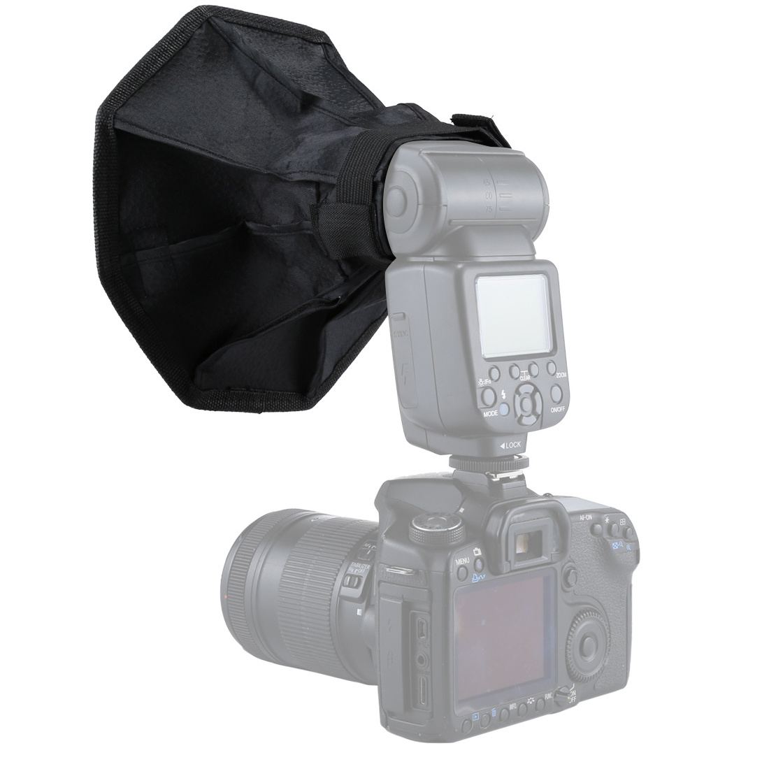 DSLR on Camera General Flashgun Photography Studio Softbox Universal Photo Studio Accessory Camera Top Flash Diffuser