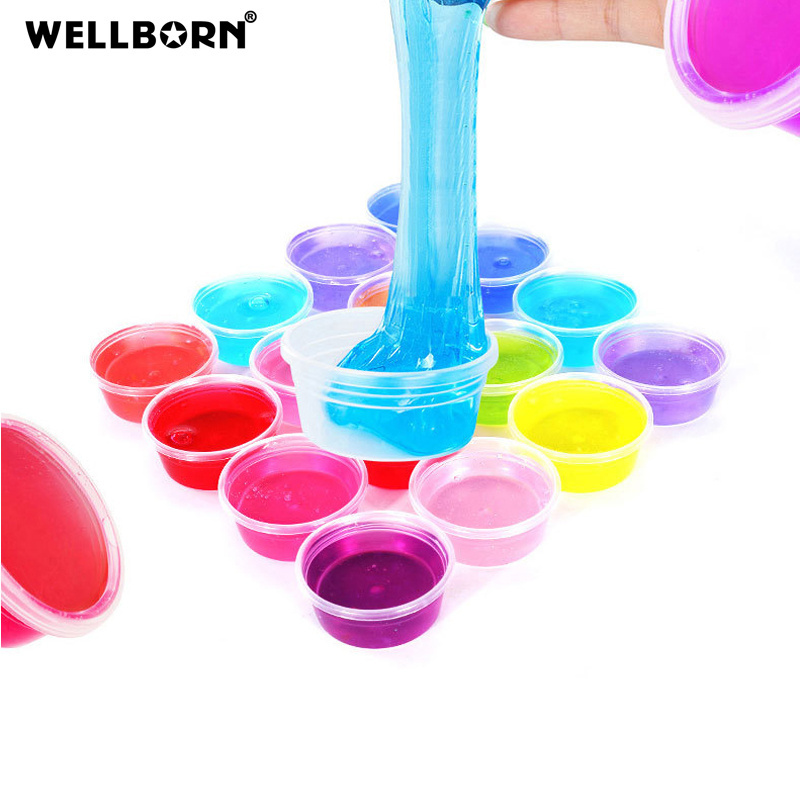 DIY Slime Making Kit Crystal Slime 24 colors Slime Supplies for Girls Boys