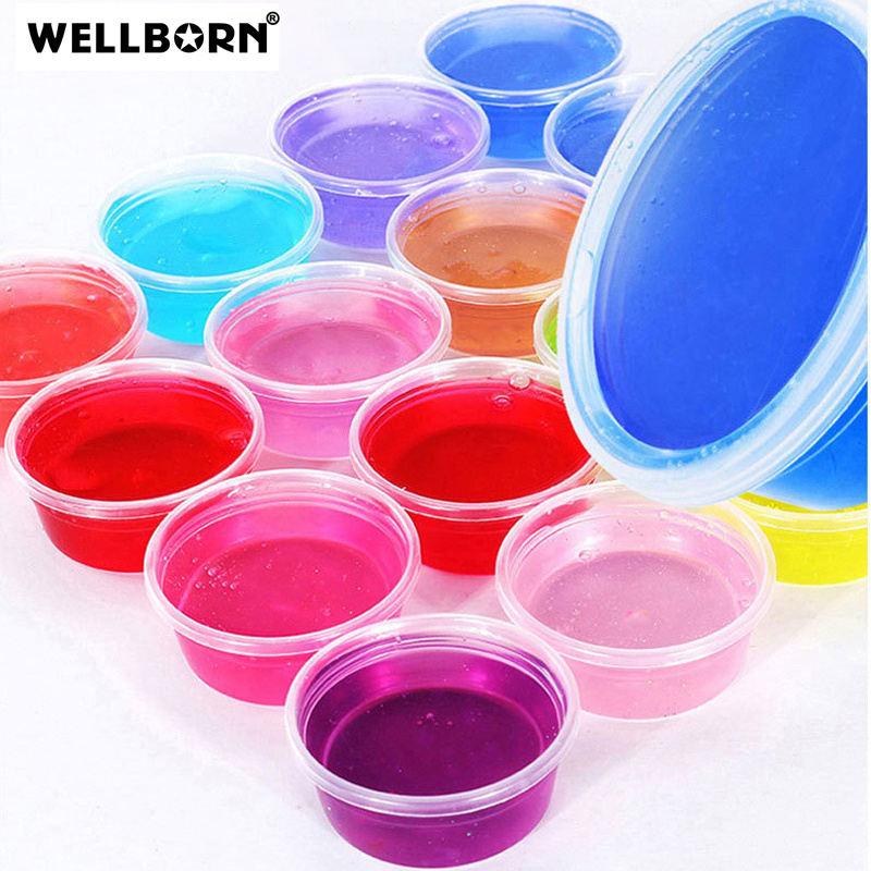 DIY Slime Making Kit Crystal Slime 24 colors Slime Supplies for Girls Boys