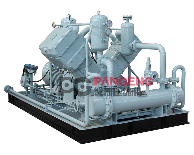 Skid-mounted High Pressure compressor for Refrigerant Freon Air Compressor Cold storage refrigerant recovery compressor