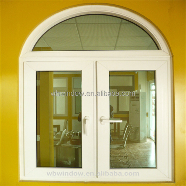 pvc arch window french casement windows plastic glass door and window frame