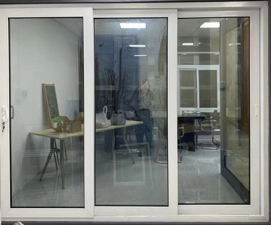 Hurricane impact Hot selling lowest price french doors exterior soundproof pvc/upvc sliding door