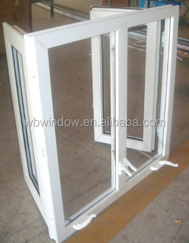 American new construction PVC crank casement window with nailing flange