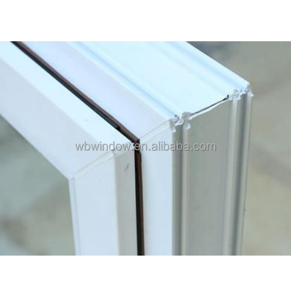 Latest design PVC casement windows water proof Kitchen swing window