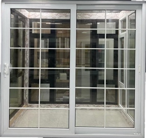 Used metal security screen glass doors and exterior door for sliding