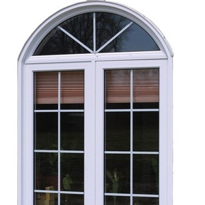 Modern Pvc Arch Windows with Grill,arch Window Design Sliding  Double Glass Window