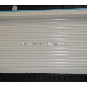 Horizontal Windproof roller shutter pvc window / roll up storm shutters