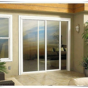 Used metal security screen glass doors and exterior door for sliding