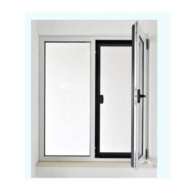 Saudi Arabian price pvc /upvc elegant casement  window with  grills design for room decorating