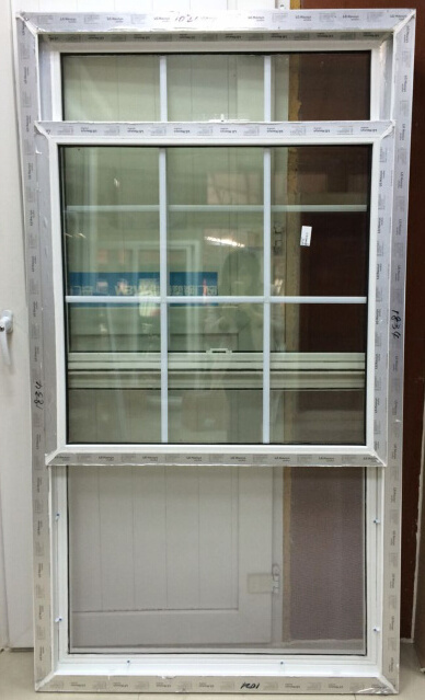 Sale  European Style pvc Lift Up Slide Window , Bottom Single Hung Window For French