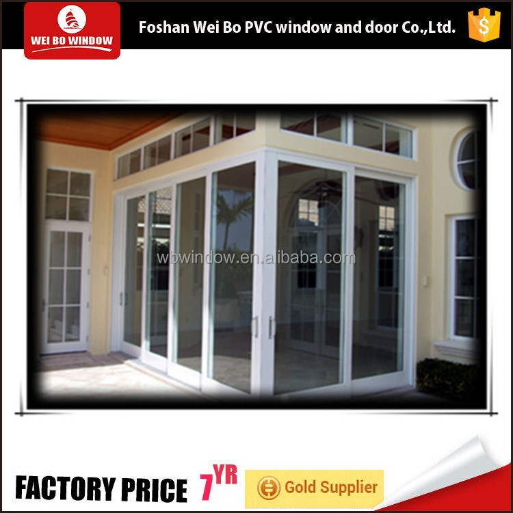 Lowes prices French door pvc Plastic sliding interior doors and windows