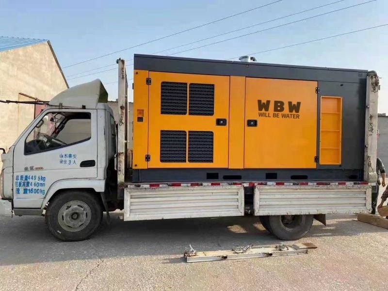 Truck Skid Mounted Diesel Screw Air Compressor 410KW 35m3/min 30bar air compressor for water well drilling