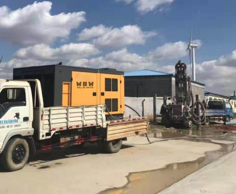 Truck Skid Mounted Diesel Screw Air Compressor 410KW 35m3/min 30bar air compressor for water well drilling