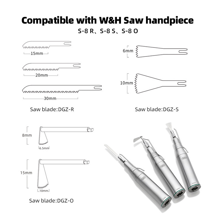 1pc medical Micro bone saw Sagittal/Oscillating/Reciprocating Saw blade Orthopedic Surgical instruments