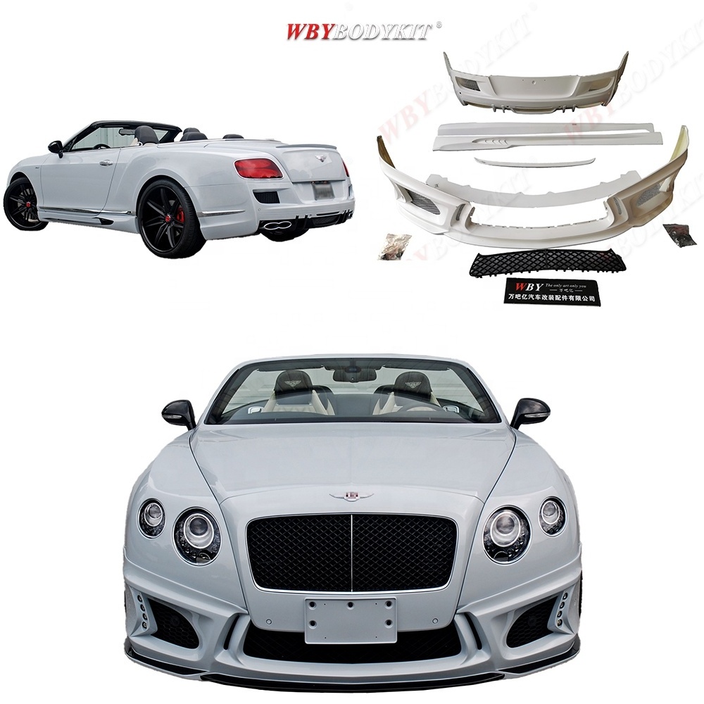 for Bentley Continental GT upgrade Body Kits Bumpers Front Rear spoiler Side Skirt Spoiler  Wing Fenders WideBody kit for Grille