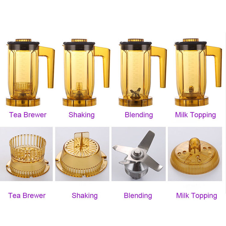 Commercial blender for smoothies milk topping Teapresso milkshake machine