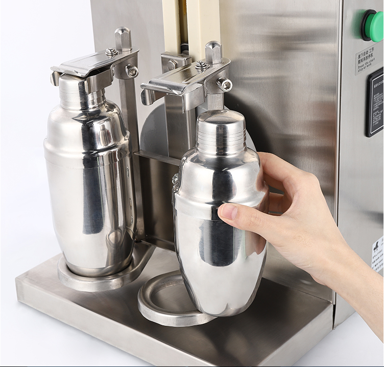 CE certificate automatic cocktail shaker machine /double bottles shaking machine for bubble tea