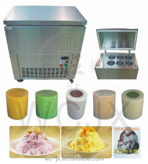 CE approved taiwanese ice block maker machine for snow cone ice shaved/commercial snowflake ice freezer/snow ice making machine