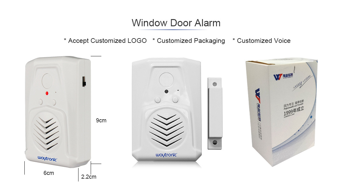 Home Door Window Safety Detection Magnetic Anti-theft and Anti-intrusion Voice Alarm Smart Home Security Devices