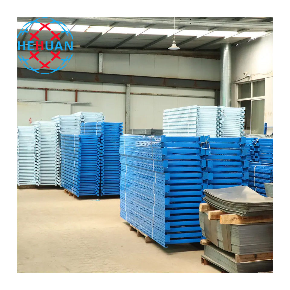 Custom Heavy Duty Shelving 300kg Layer 4 Tier Warehouse Storage Metal Stacking Shelf Rack Unit For Warehouse