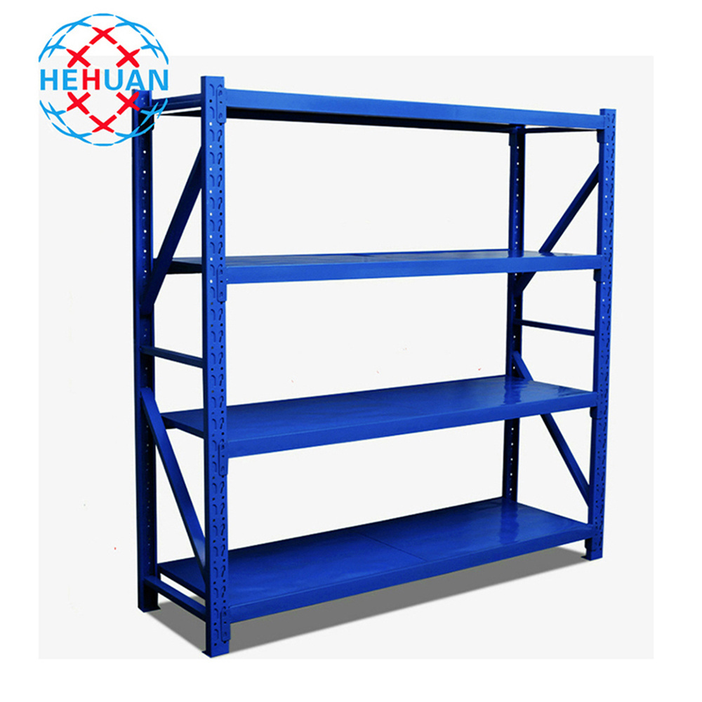 Stainless Steel Metal Shelving System Shelf Stacking Boltless Storage Stacking Rack