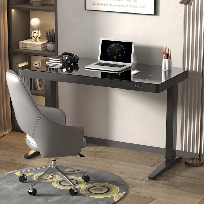 China Modern Furniture Executive Electric Height Adjustable Standing Home Design Computer Office Desk