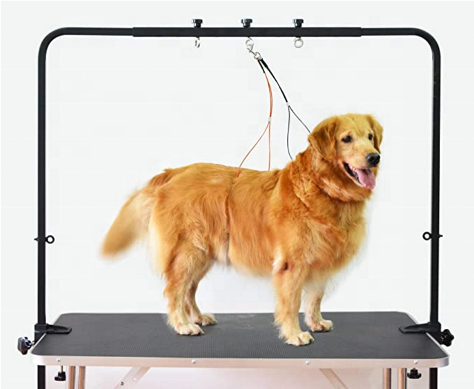 Adjustable Overhead pet Grooming arm with Clamps and Harness - for Dog Grooming Table