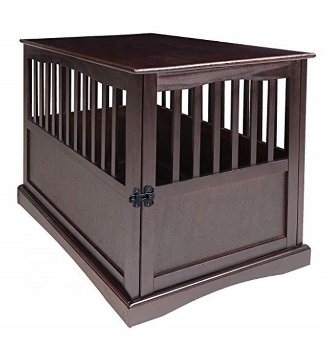 Home wooden pet dog crate with wheels cheap folding fabric dog crate