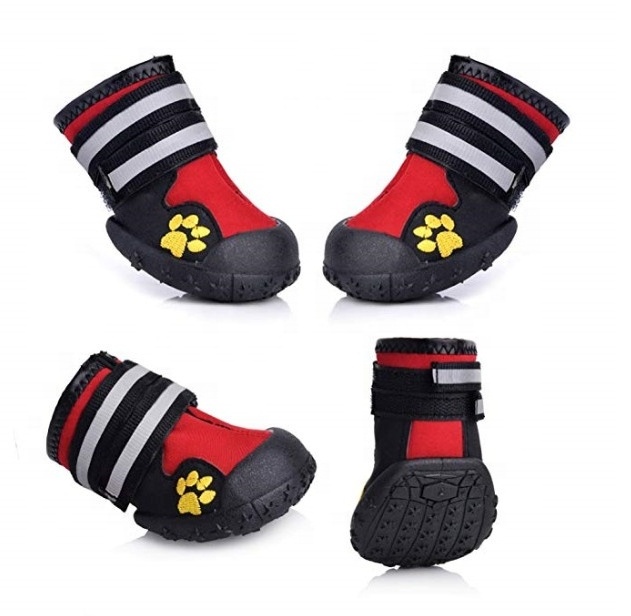 wholesale pet accessories canvas dog shoes non slip black jean dog sneakers dog boots