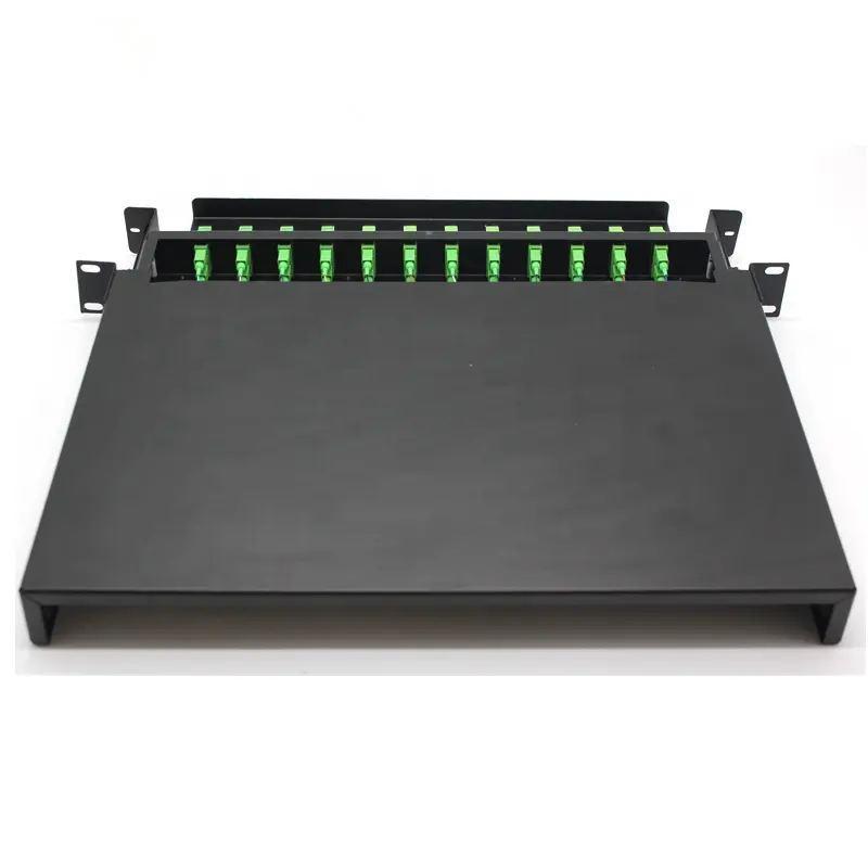 FTTH 12 24 48 96 port SC LC FC Wall Mounted and rack-mounted Optical ODF Fiber Optic Distribution Frame Patch Panel