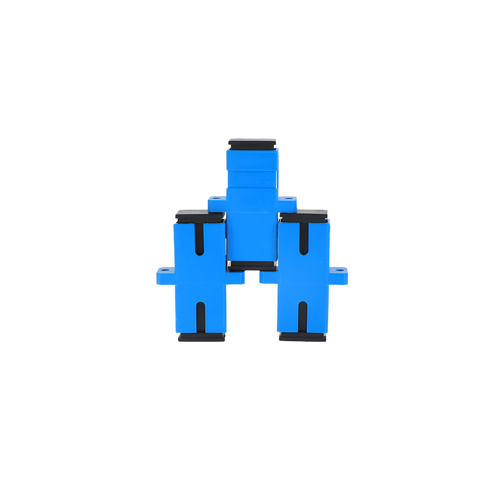 SC fiber optic adapter FTTH simplex multimode flange