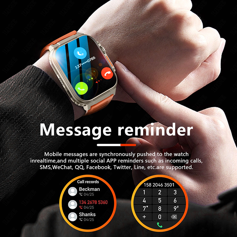 Smart Watch For Men Women Hot Selling Smart Health Tracker Blood Pressure Heart Rate Monitor IP68 Waterproof Orologio