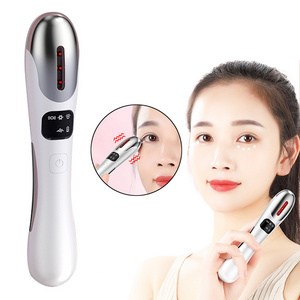 Electric Vibrating Face and Eye Beauty Magic Heat Massager Wand Eye Care Massager