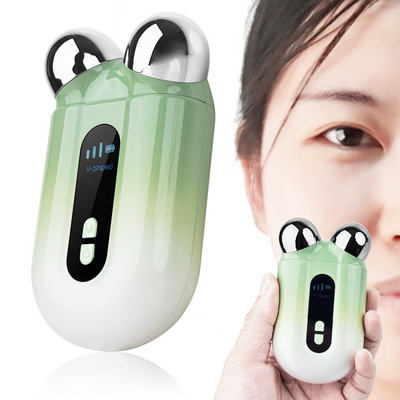 Microcurrent Face Roller Facial Massager USB EMS Facial Shaping Tool to Lift Face and Tighten Skin